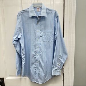 Vintage Brooks Brothers long sleeve button down dress shirt men's 16 4/5.  xl